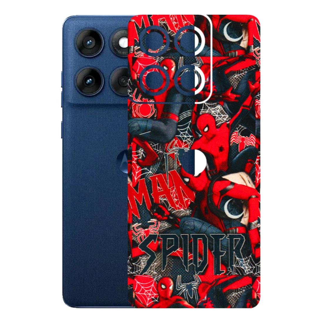 Motorola Phone Skins (All Models) - SpiderMan Cool - 3D Embossed Finish (L-188) Motorola Edge 60