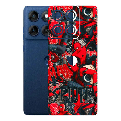 Motorola Phone Skins (All Models) - SpiderMan Cool - 3D Embossed Finish (L-188) Motorola Edge 60