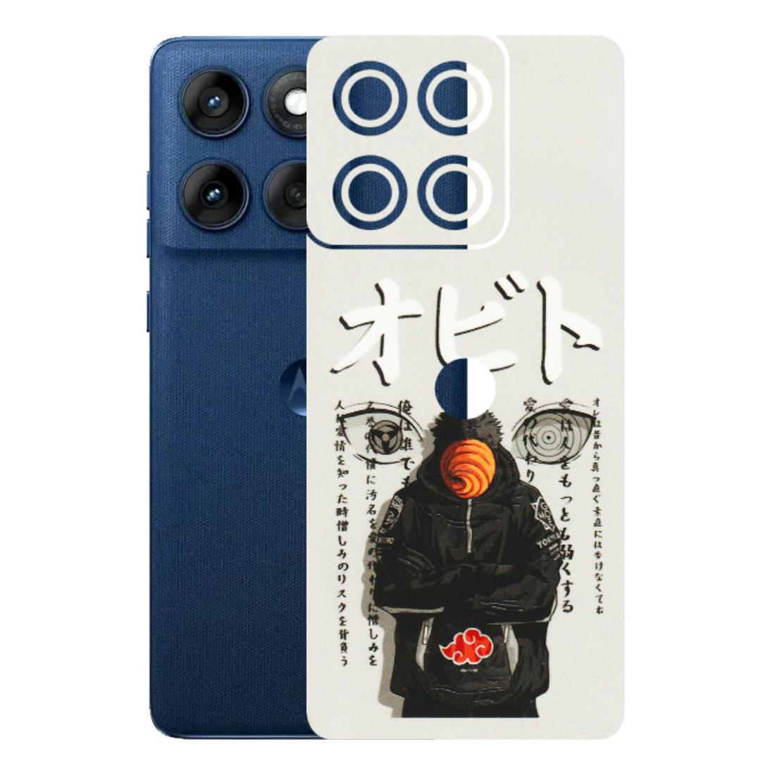 Motorola Phone Skins (All Models) - Obito Anime Eye - 3D Embossed Finish (L-19) Motorola Edge 60