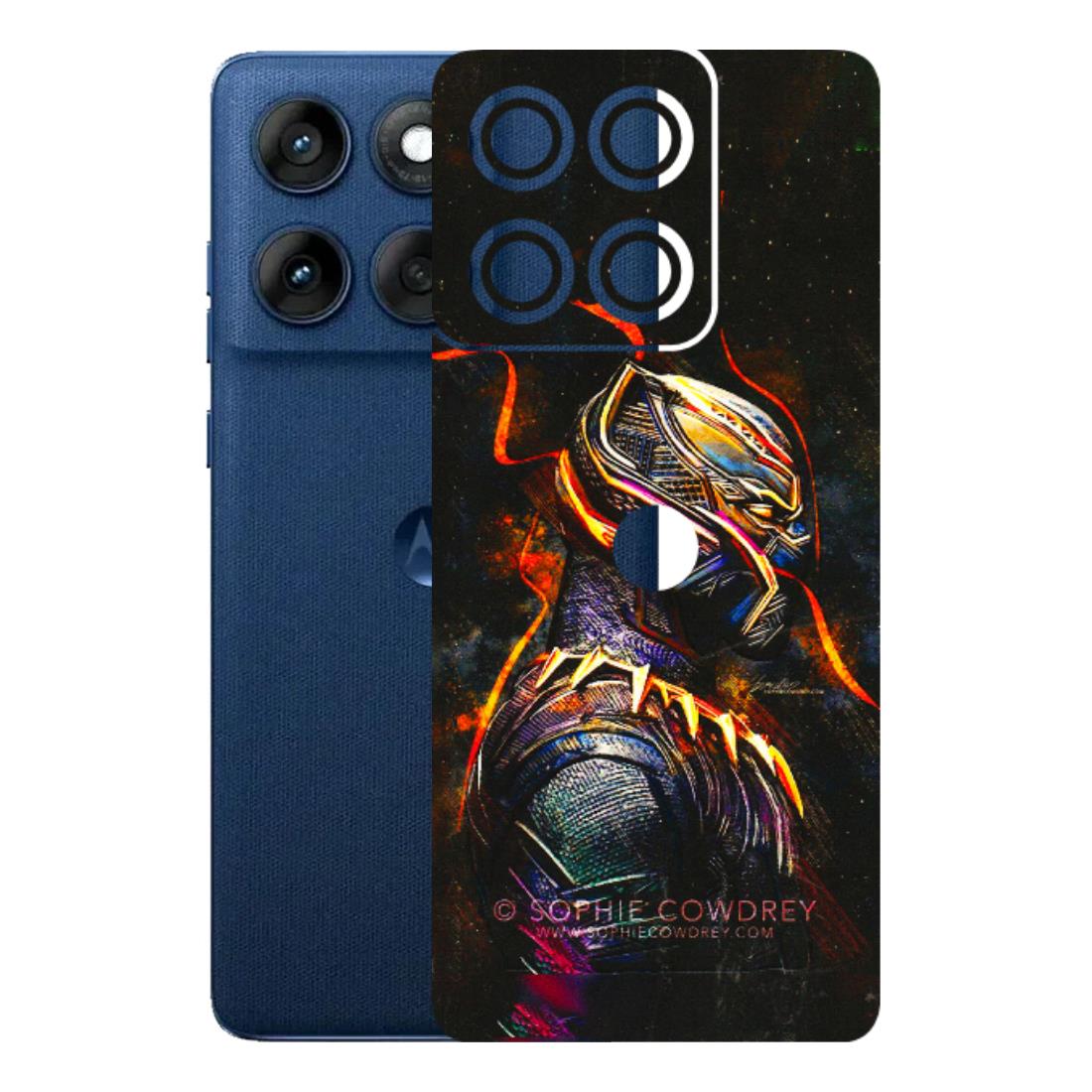 Motorola Phone Skins (All Models) - Black Panther - 3D Embossed Finish (L-190) Motorola Edge 60