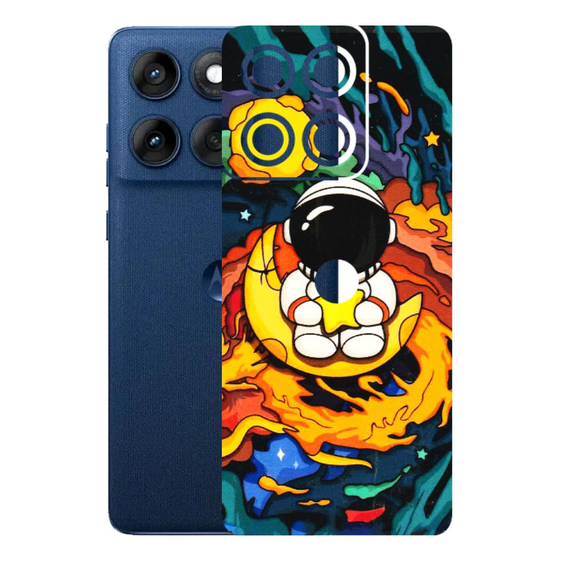 Motorola Phone Skins (All Models) - Baby Astronaut - 3D Embossed Finish (L-197) Motorola Edge 60