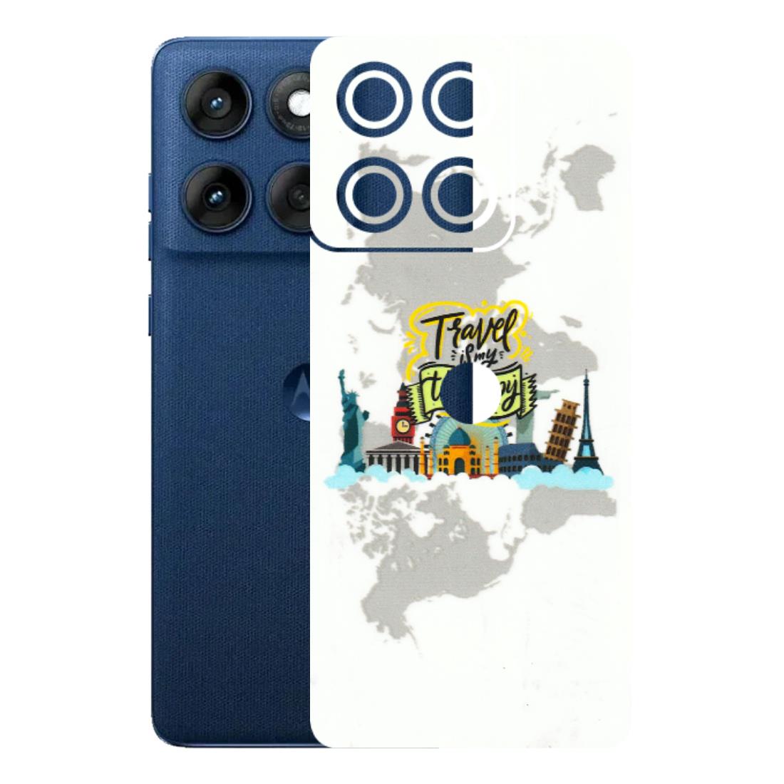 Motorola Phone Skins (All Models) - Travel Therapy - 3D Embossed Finish (L-199) Motorola Edge 60