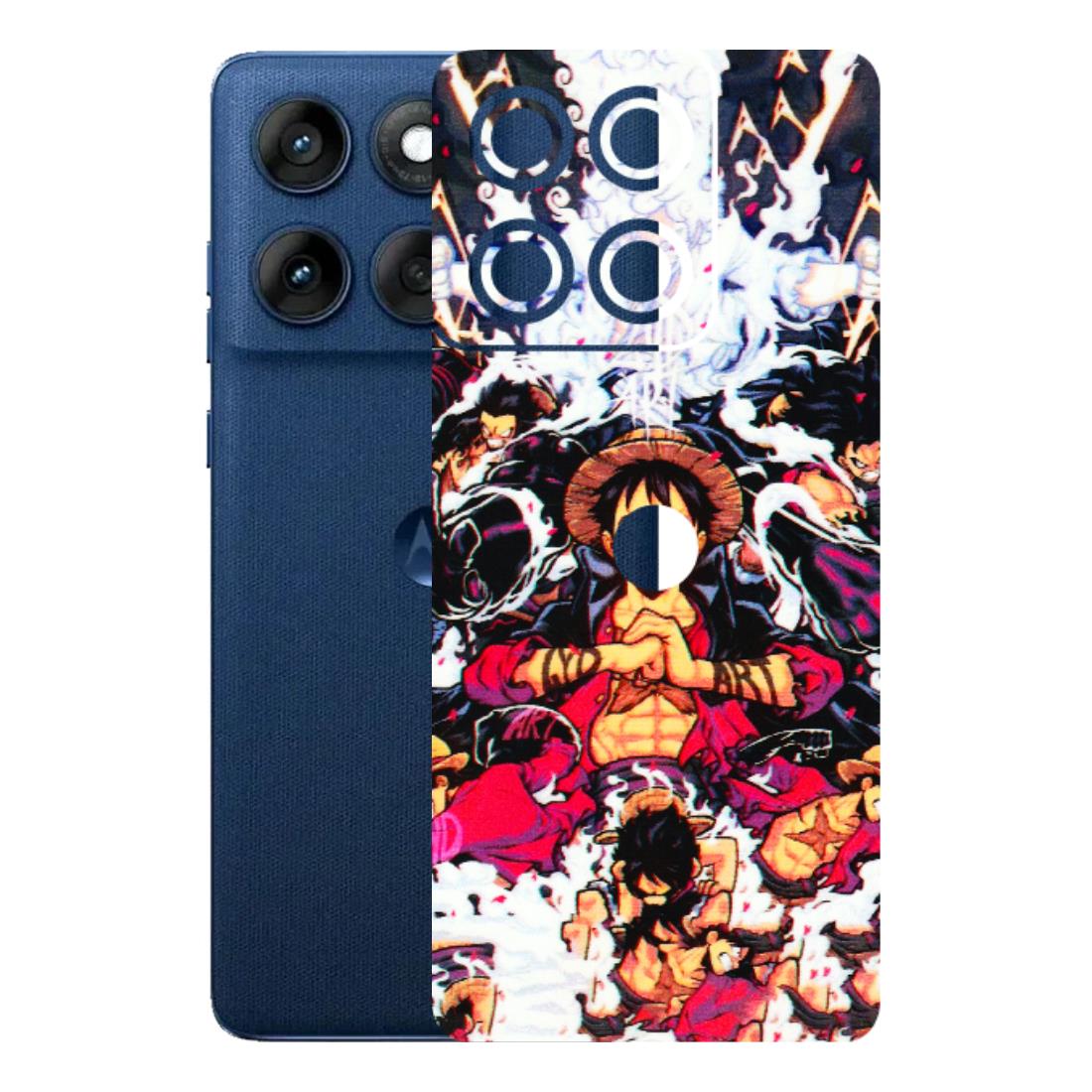 Motorola Phone Skins (All Models) - Luffy Anime Character - 3D Embossed Finish (L-203) Motorola Edge 60