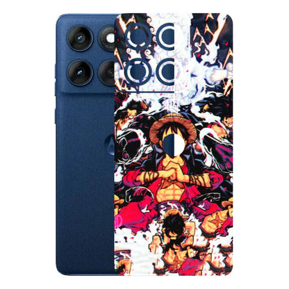 Motorola Phone Skins (All Models) - Luffy Anime Character - 3D Embossed Finish (L-203) Motorola Edge 60