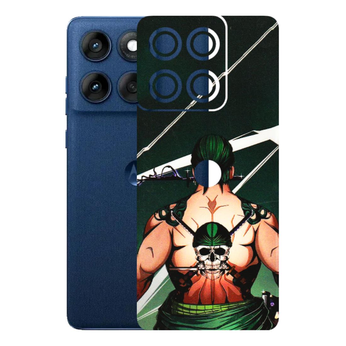 Motorola Phone Skins (All Models) - Zoro Anime - 3D Embossed Finish (L-23) Motorola Edge 60