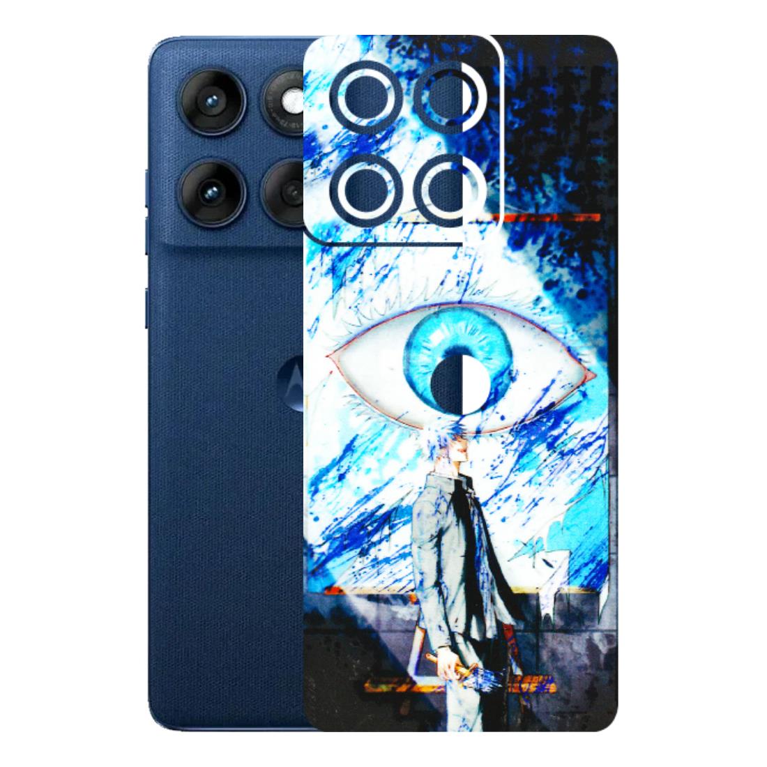 Motorola Phone Skins (All Models) - Gojo Satoru evil eye - 3D Embossed Finish (L-239) Motorola Edge 60