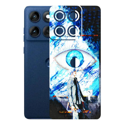 Motorola Phone Skins (All Models) - Gojo Satoru evil eye - 3D Embossed Finish (L-239) Motorola Edge 60