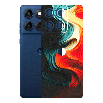 Motorola Phone Skins (All Models) - The Silky Swirl - 3D Embossed Finish (L-240) Motorola Edge 60
