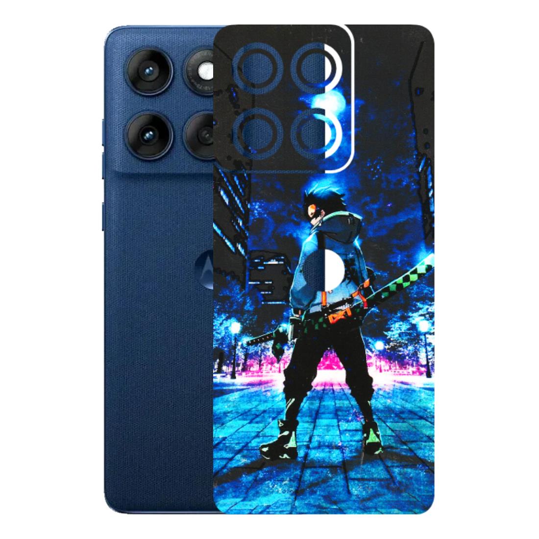 Motorola Phone Skins (All Models) - Demon Slayer Sword - 3D Embossed Finish (L-247) Motorola Edge 60