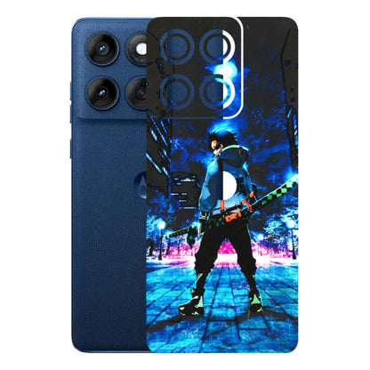 Motorola Phone Skins (All Models) - Demon Slayer Sword - 3D Embossed Finish (L-247) Motorola Edge 60