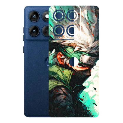 Motorola Phone Skins (All Models) - Kakashi Side Profile - 3D Embossed Finish (L-249) Motorola Edge 60