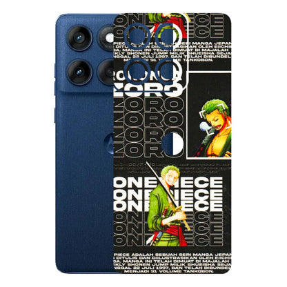 Motorola Phone Skins (All Models) - One Piece Zoro - 3D Embossed Finish (L-250) Motorola Edge 60