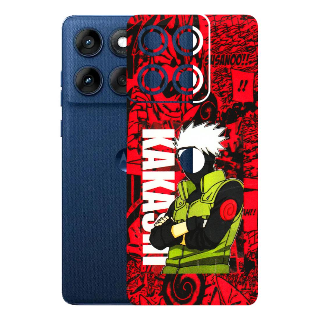 Motorola Phone Skins (All Models) - Kakashi Red Anime - 3D Embossed Finish (L-251) Motorola Edge 60