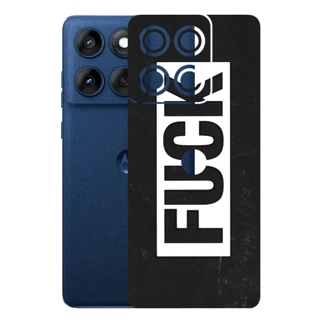 Motorola Phone Skins (All Models) - The F Word - 3D Embossed Finish (L-255) Motorola Edge 60