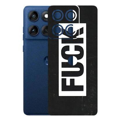 Motorola Phone Skins (All Models) - The F Word - 3D Embossed Finish (L-255) Motorola Edge 60