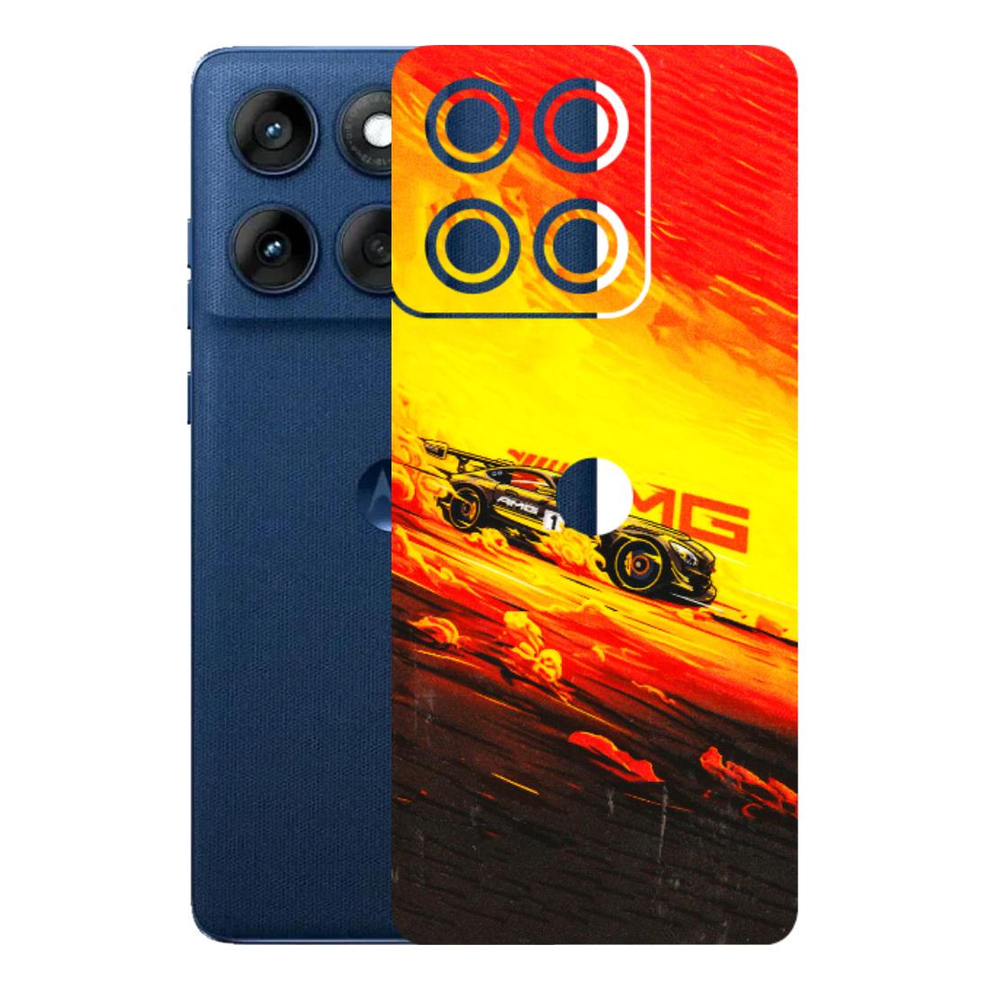 Motorola Phone Skins (All Models) - AMG Car Speed Cover - 3D Embossed Finish (L-256) Motorola Edge 60