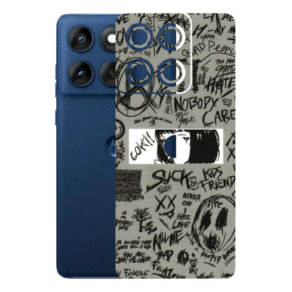 Motorola Phone Skins (All Models) - Never Have Love Anime - 3D Embossed Finish (L-260) Motorola Edge 60