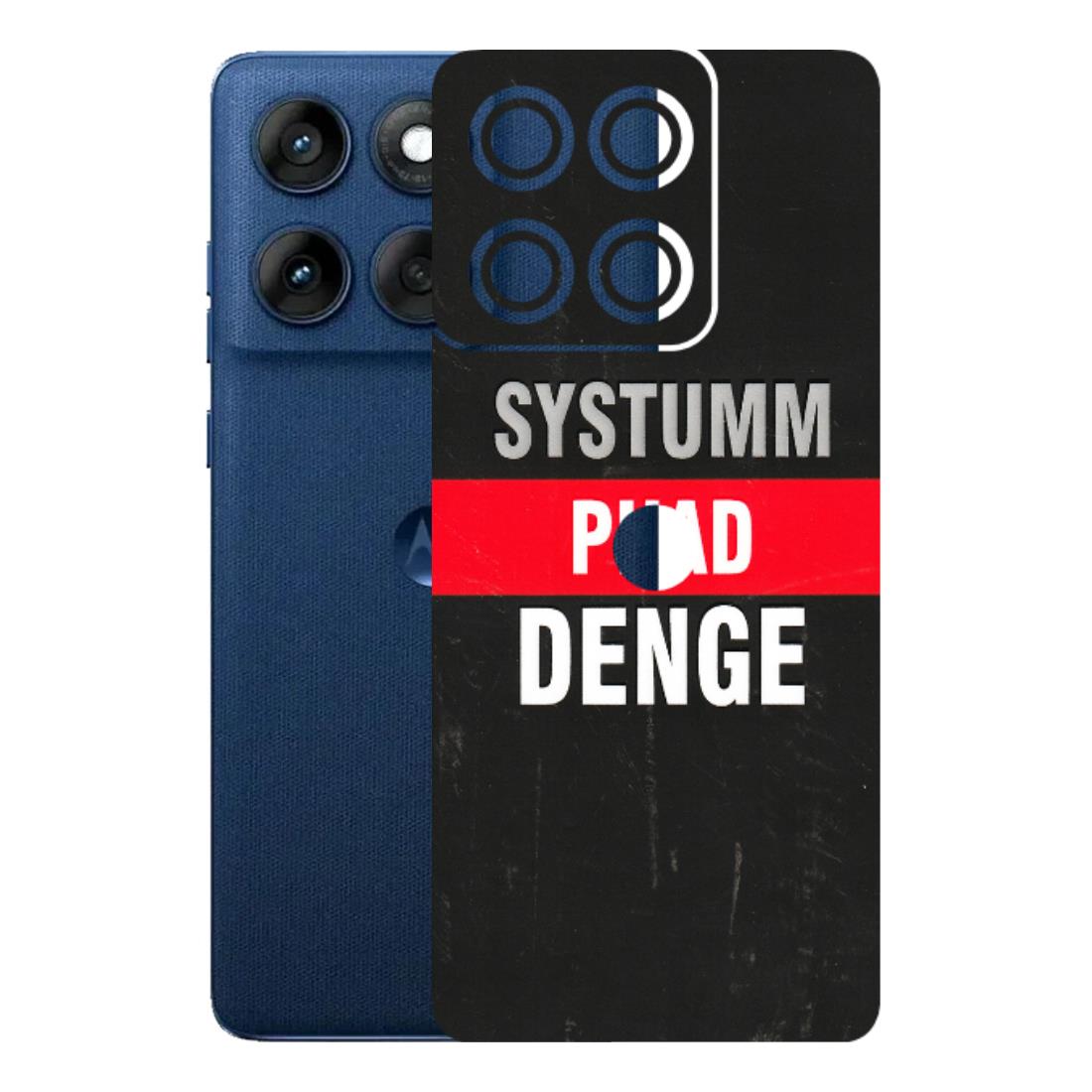 Motorola Phone Skins (All Models) - Systumm Phad Denge - 3D Embossed Finish (L-278) Motorola Edge 60