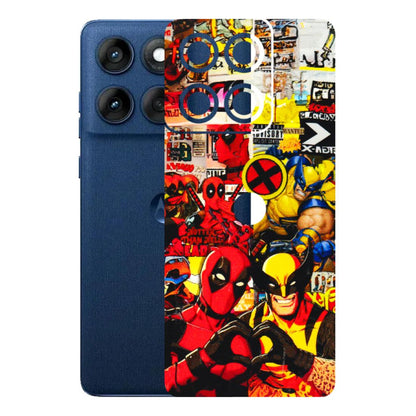 Motorola Phone Skins (All Models) - Spidy Wolverine - 3D Embossed Finish (L-310) Motorola Edge 60