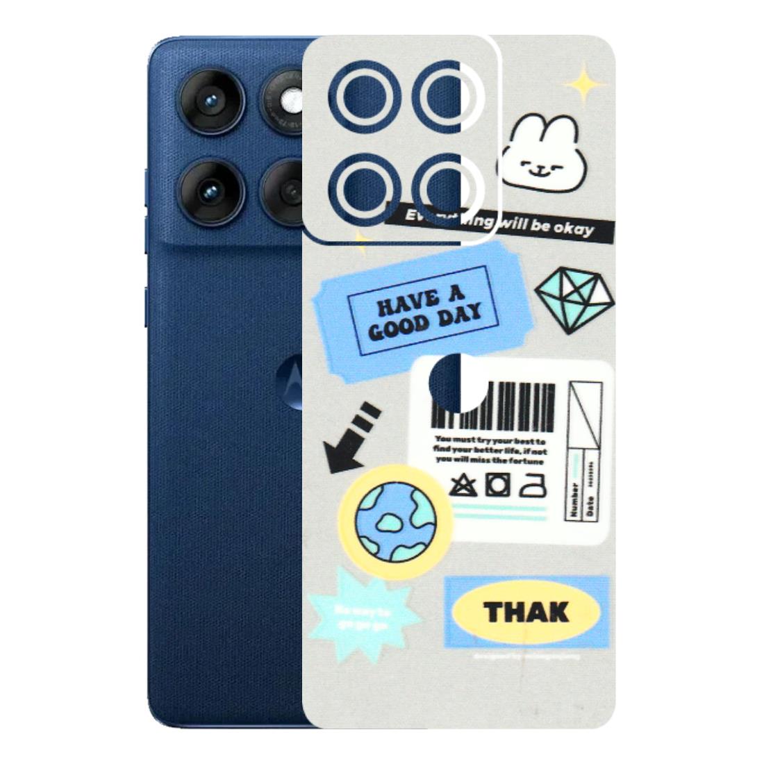 Motorola Phone Skins (All Models) - Will Be Okay Design - 3D Embossed Finish (L-316) Motorola Edge 60