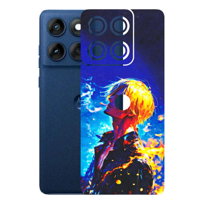Motorola Phone Skins (All Models) - Sanji Vinsmoke One Piece - 3D Embossed Finish (L-319) Motorola Edge 60