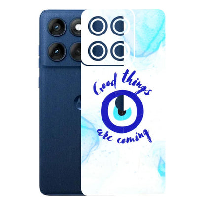 Motorola Phone Skins (All Models) - Evil Eye Good Things Are Coming - 3D Embossed Finish (L-322) Motorola Edge 60