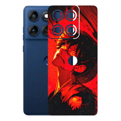 Motorola Phone Skins (All Models) - D.Luffy Power Up One Piece Anime - 3D Embossed Finish (L-326) Motorola Edge 60