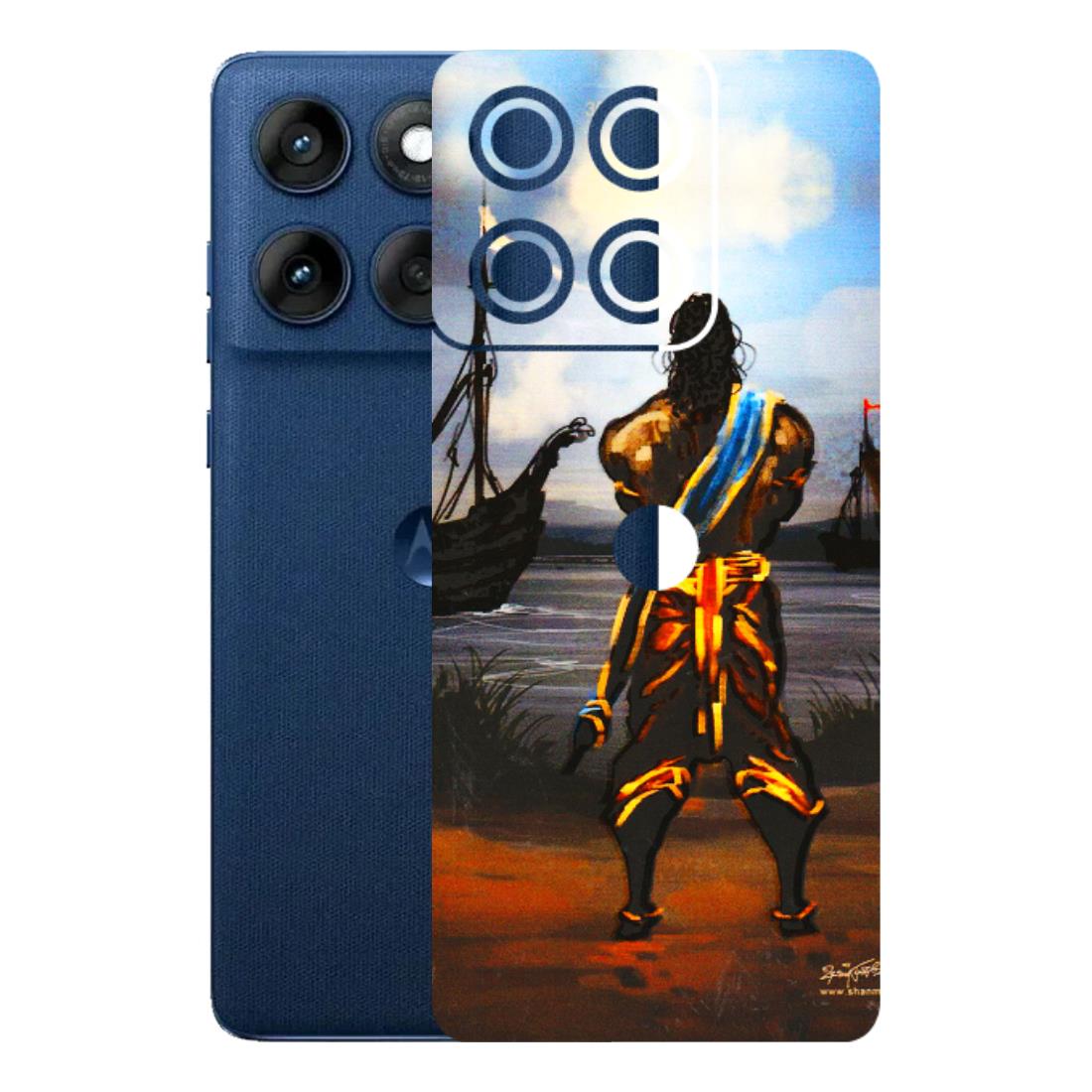 Motorola Phone Skins (All Models) - Heavenly God Figure - 3D Embossed Finish (L-34) Motorola Edge 60