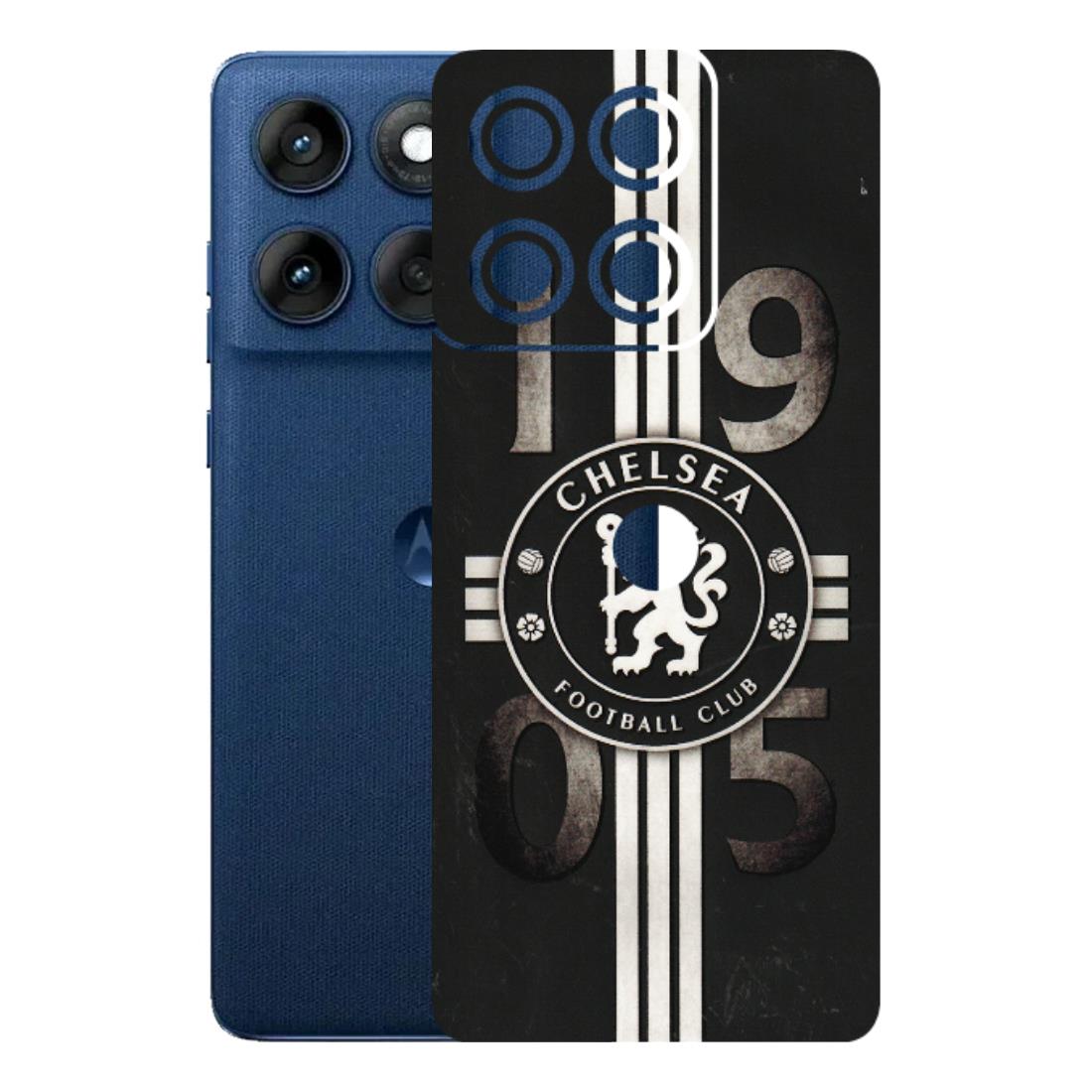 Motorola Phone Skins (All Models) - Chelsea Fan Club - 3D Embossed Finish (L-36) Motorola Edge 60