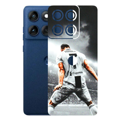 Motorola Phone Skins (All Models) - Ronaldo CR7 Crazy - 3D Embossed Finish (L-44) Motorola Edge 60