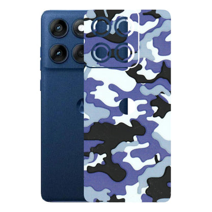 Motorola Phone Skins (All Models) - Powerfull Military Camoflauge - 3D Embossed Finish (L-49) Motorola Edge 60