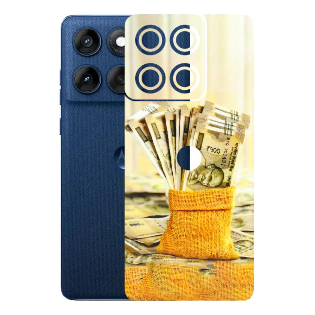 Motorola Phone Skins (All Models) - Show Me The Money - 3D Embossed Finish (L-52) Motorola Edge 60