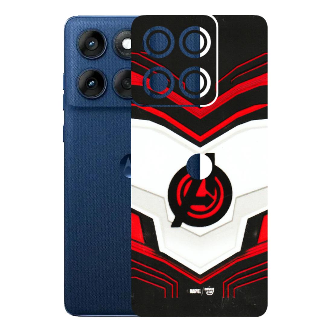 Motorola Phone Skins (All Models) - Avengers Logo - 3D Embossed Finish (L-55) Motorola Edge 60