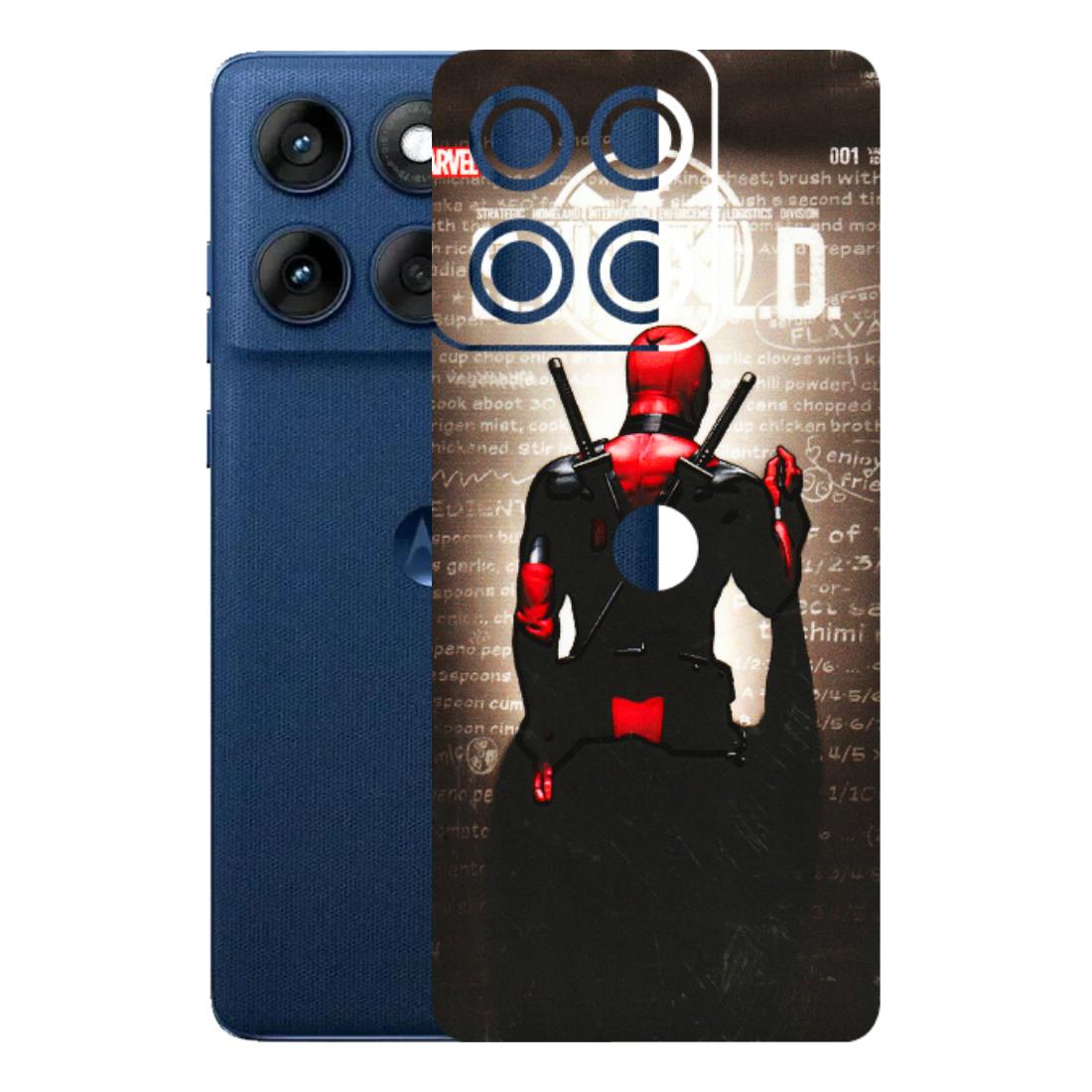 Motorola Phone Skins (All Models) - Deadpool - 3D Embossed Finish (L-56) Motorola Edge 60