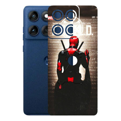 Motorola Phone Skins (All Models) - Deadpool - 3D Embossed Finish (L-56) Motorola Edge 60