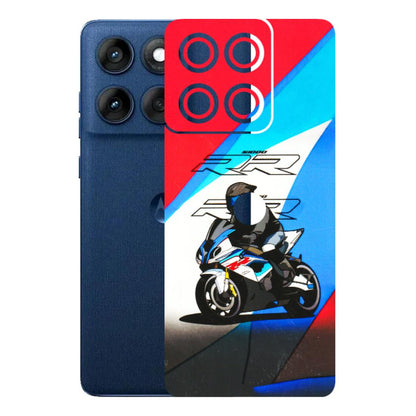 Motorola Phone Skins (All Models) - Bikers Love - 3D Embossed Finish (L-58) Motorola Edge 60