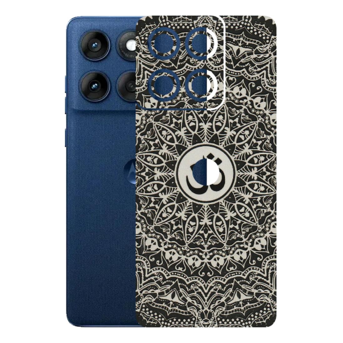 Motorola Phone Skins (All Models) - Aum Elegant Mandala - 3D Embossed Finish (L-62) Motorola Edge 60