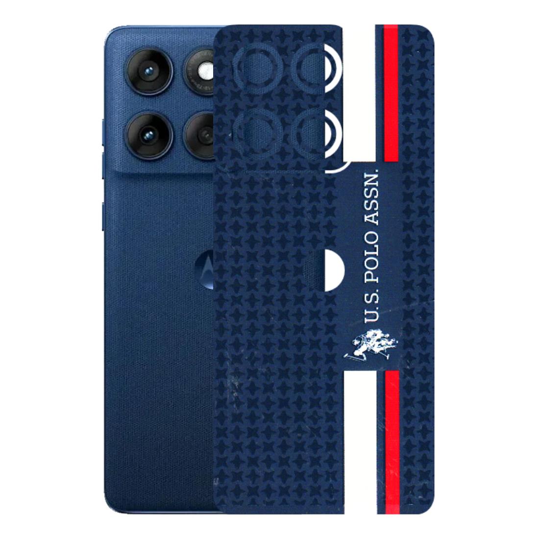 Motorola Phone Skins (All Models) - US POLO Designer Brand - 3D Embossed Finish (L-65) Motorola Edge 60