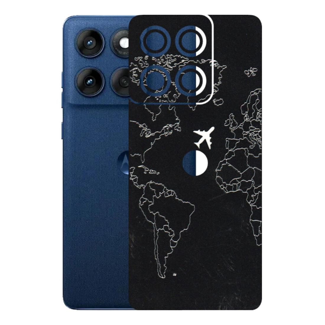 Motorola Phone Skins (All Models) - Never Ending Travel - 3D Embossed Finish (L-79) Motorola Edge 60
