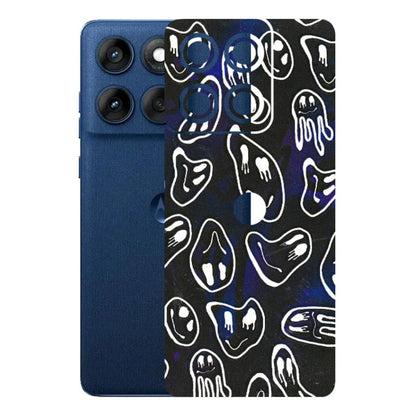 Motorola Phone Skins (All Models) - Distorted Smileys - 3D Embossed Finish (L-92) Motorola Edge 60