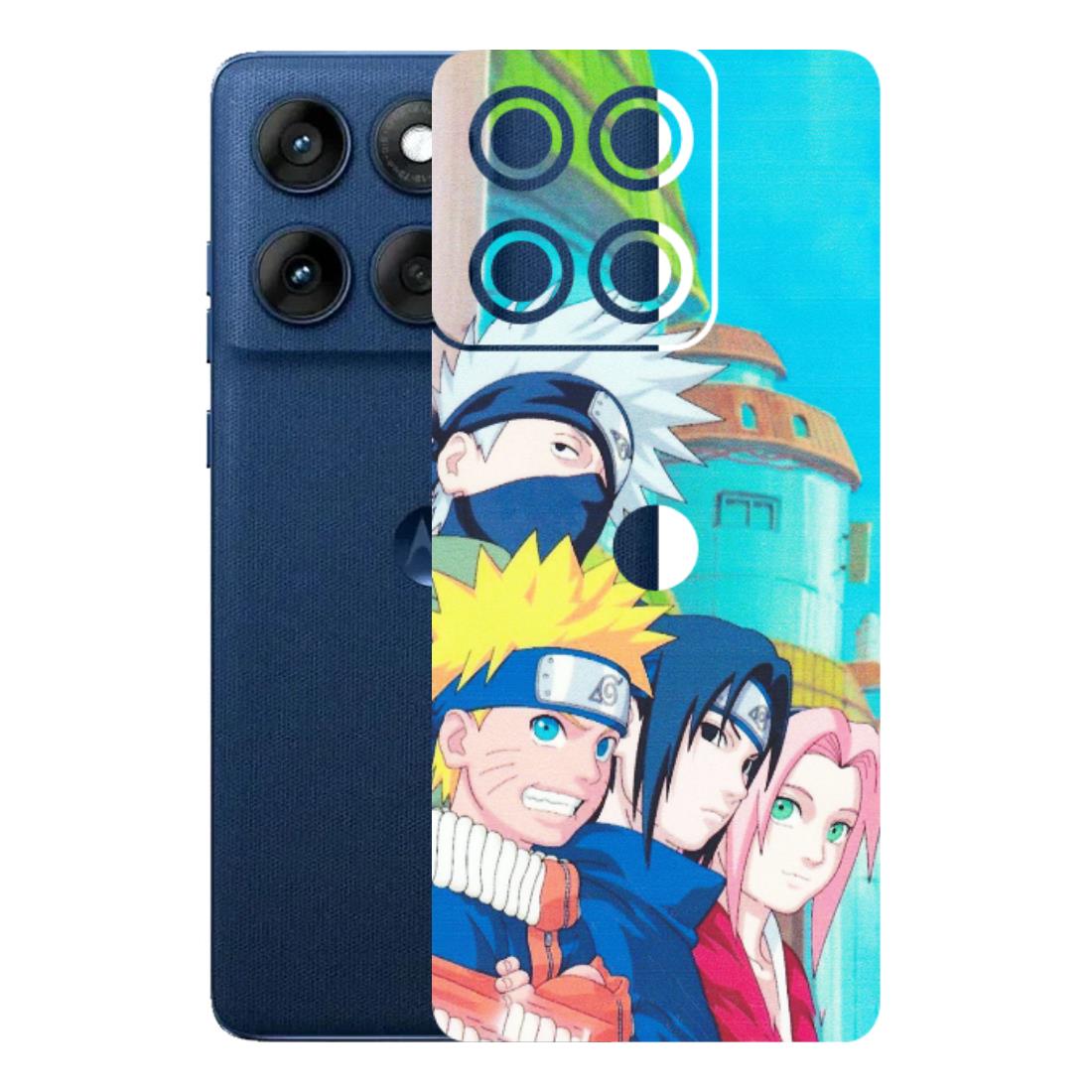 Motorola Phone Skins (All Models) - Team Minato And Kakashi - Matte Finish (M-101) Motorola Edge 60