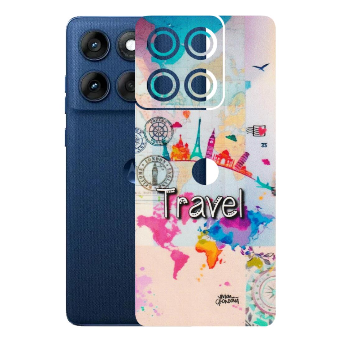 Motorola Phone Skins (All Models) - Travel The Wonders - Matte Finish (M-108) Motorola Edge 60