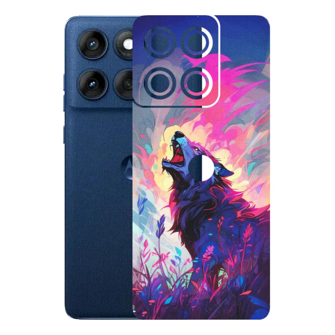 Motorola Phone Skins (All Models) - New Wild Wolf Abstract - Matte Finish (M-125) Motorola Edge 60