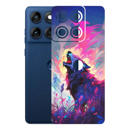 Motorola Phone Skins (All Models) - New Wild Wolf Abstract - Matte Finish (M-125) Motorola Edge 60