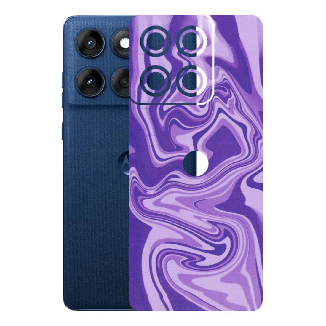 Motorola Phone Skins (All Models) - Hazy Purple Nights - Matte Finish (M-14) Motorola Edge 60