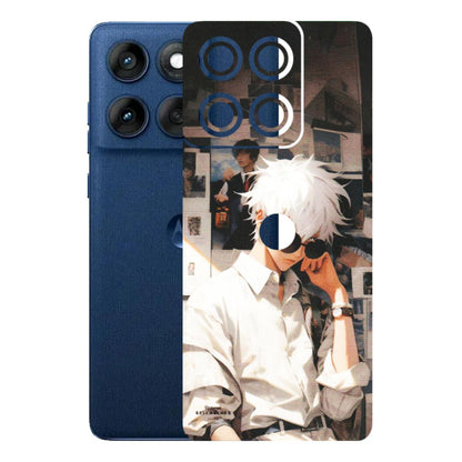 Motorola Phone Skins (All Models) - Gojo Satoru Jujustu Kaisen Anime - Matte Finish (M-156) Motorola Edge 60