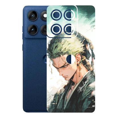 Motorola Phone Skins (All Models) - Pirate Hunter One Piece Anime - Matte Finish (M-157) Motorola Edge 60