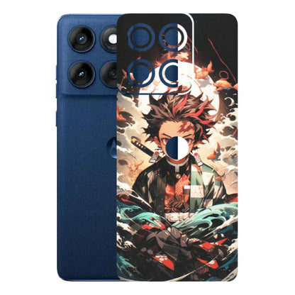 Motorola Phone Skins (All Models) - Tanjiro Demon Slayer Anime - Matte Finish (M-158) Motorola Edge 60
