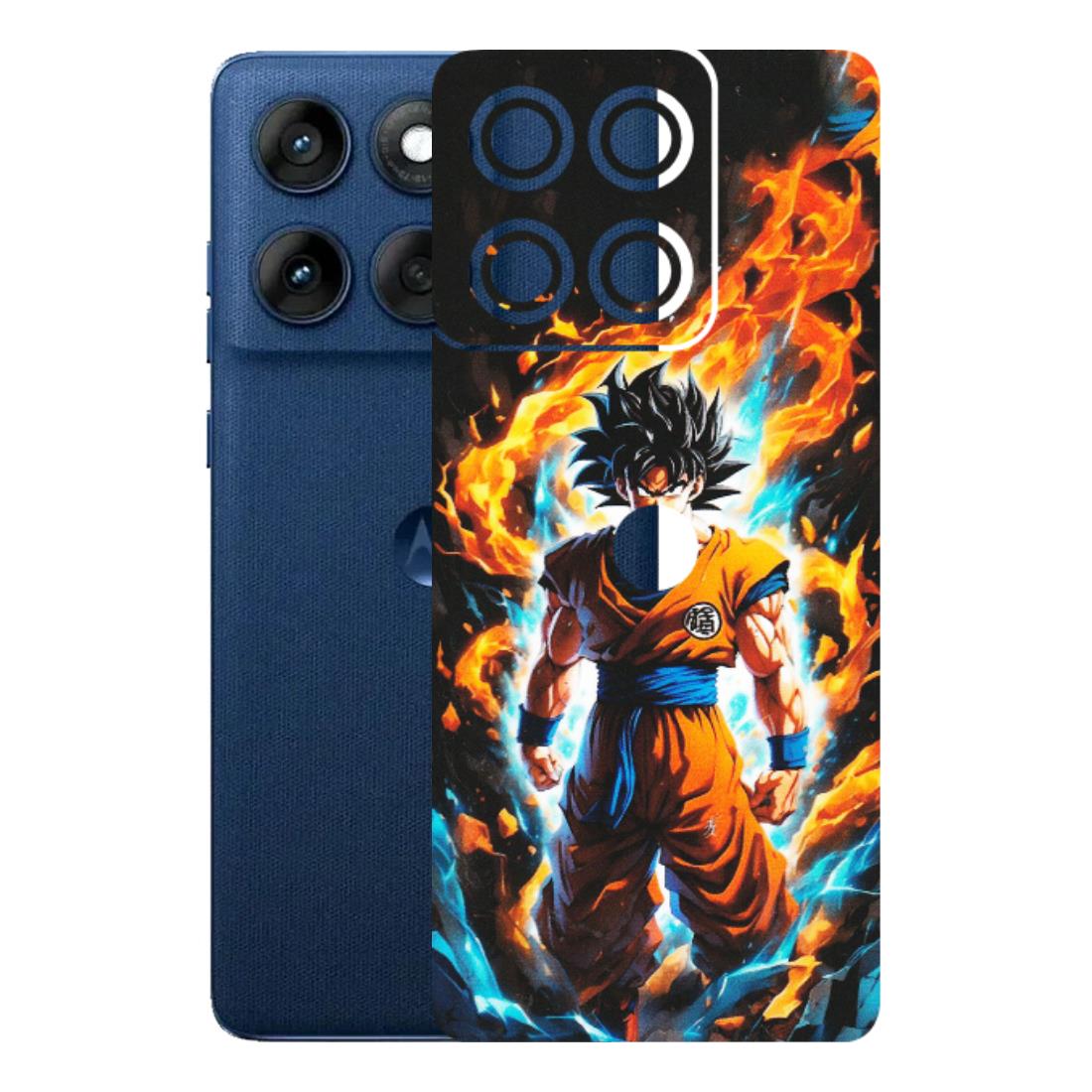 Motorola Phone Skins (All Models) - Goku Transformation Anime - Matte Finish (M-159) Motorola Edge 60