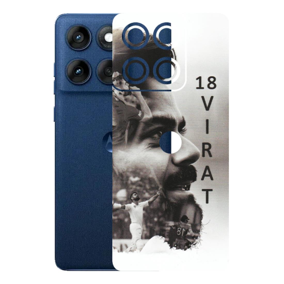 Motorola Phone Skins (All Models) - Virat Kohli Cricketer - Matte Finish (M-163) Motorola Edge 60